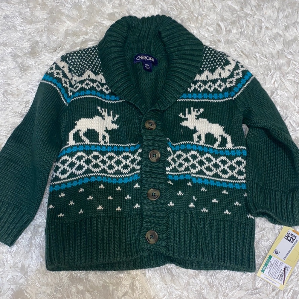 Moose Cardigan